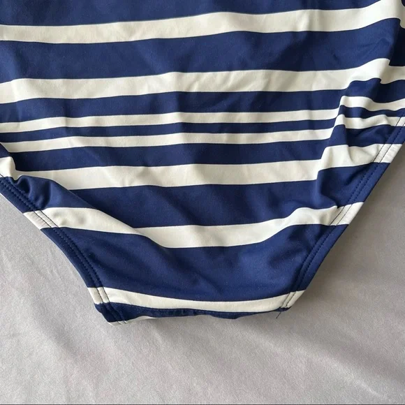 Lauren by Ralph Lauren Striped Bikini Bottom XL Navy and White - Picture 8 of 12